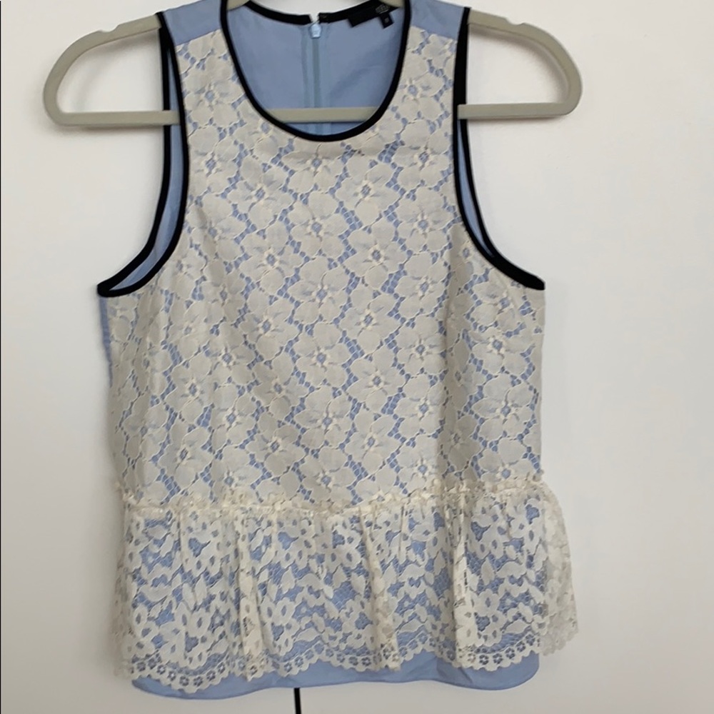 Tibi peplum top